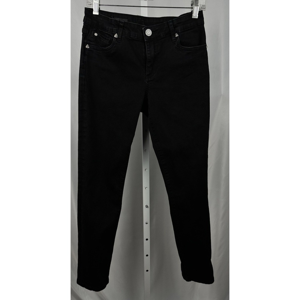Kut From The Kloth Catherine Boyfriend‎ Jeans Size 6 Black Denim Relaxed Fit